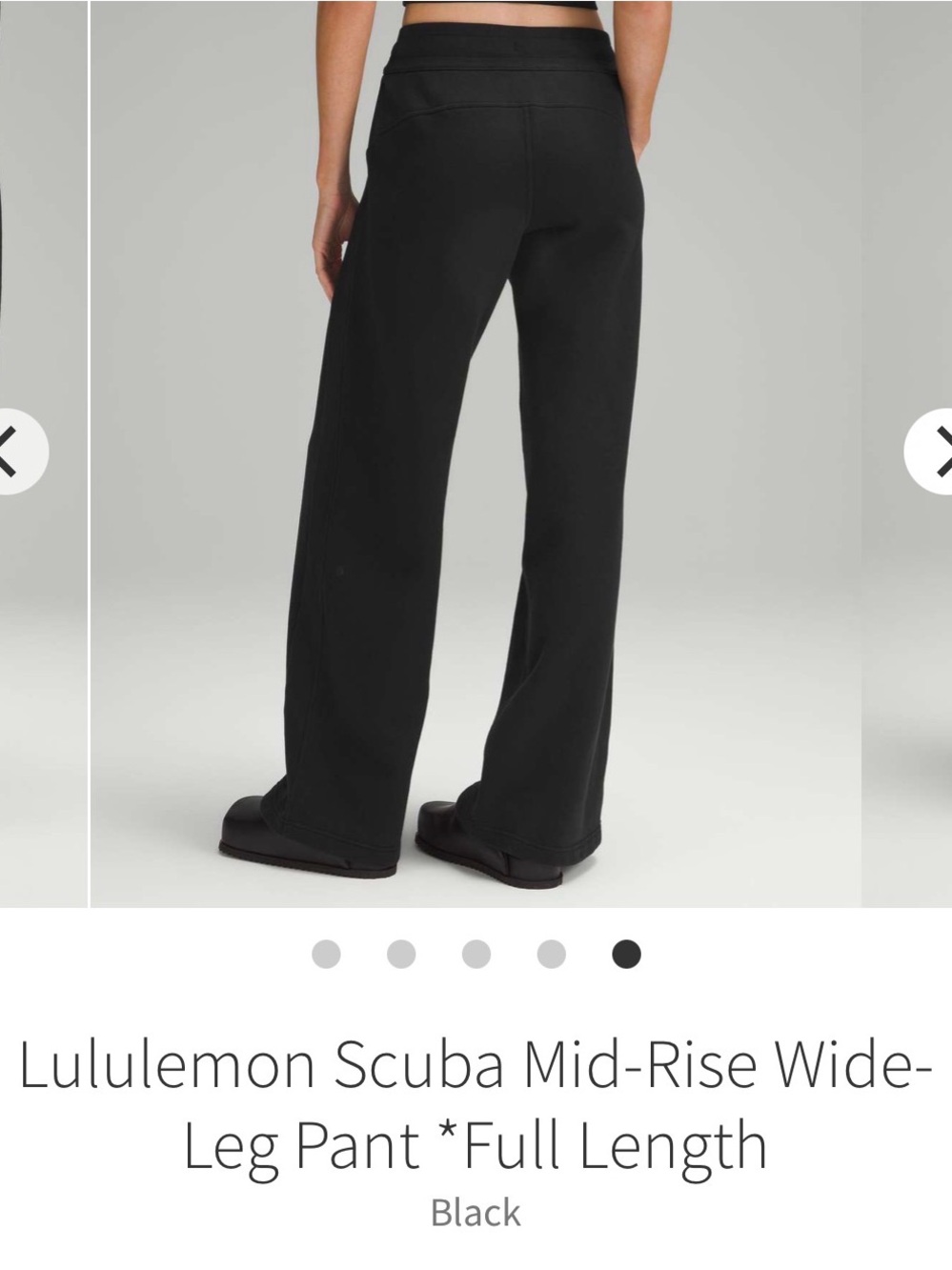 lululemon Scuba Mid-rise Wide-Leg Pants size 4 - Picture 11 of 12